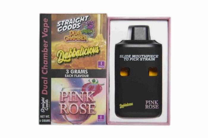 *New* Straight Good Disposable Vape Pen –  Dabalicious 3gs x Pink Rose 3gs (6gram total!!)