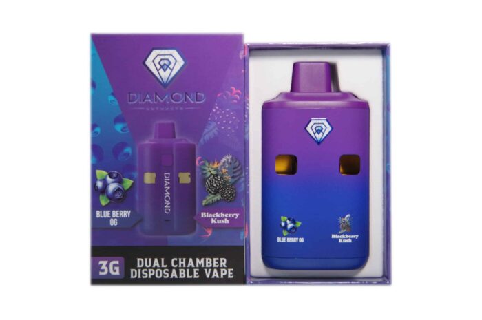 *New* Diamond Concentrate Disposable Vape Pen – Blueberry Og + Blackberry Kush 3gs (6gram total!!)